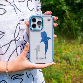 iPhone 16e/17e Hülle - Walhai blau - "Walhai" - nachhaltig