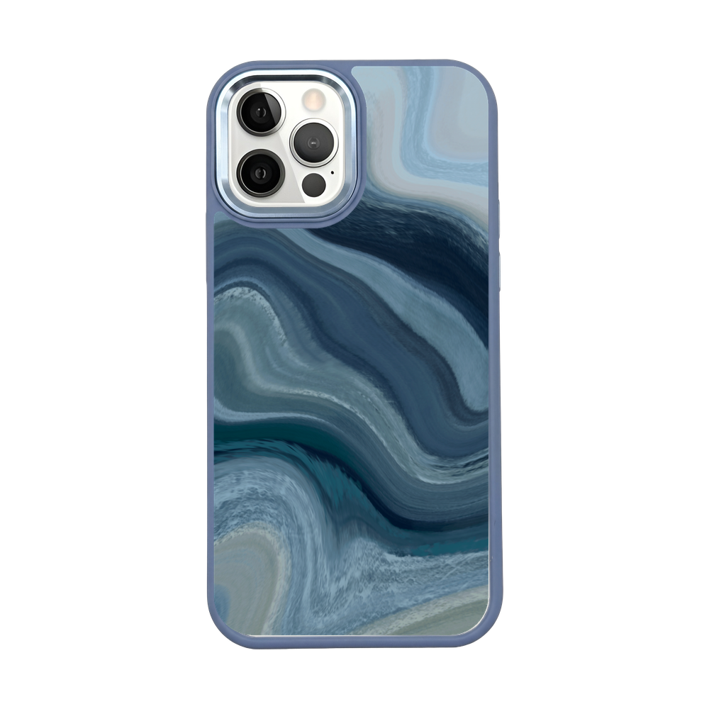 iPhone 12 pro / iPhone 12 hoesje - abstracte golf - "Summerwave" - ​​duurzaam