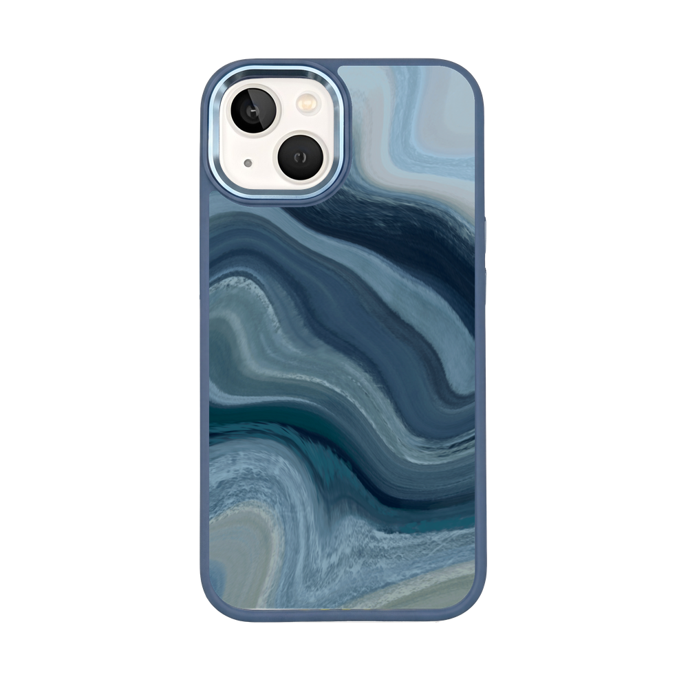 iPhone 13 hoesje - Abstracte golf - "Summerwave" - ​​​​Duurzaam