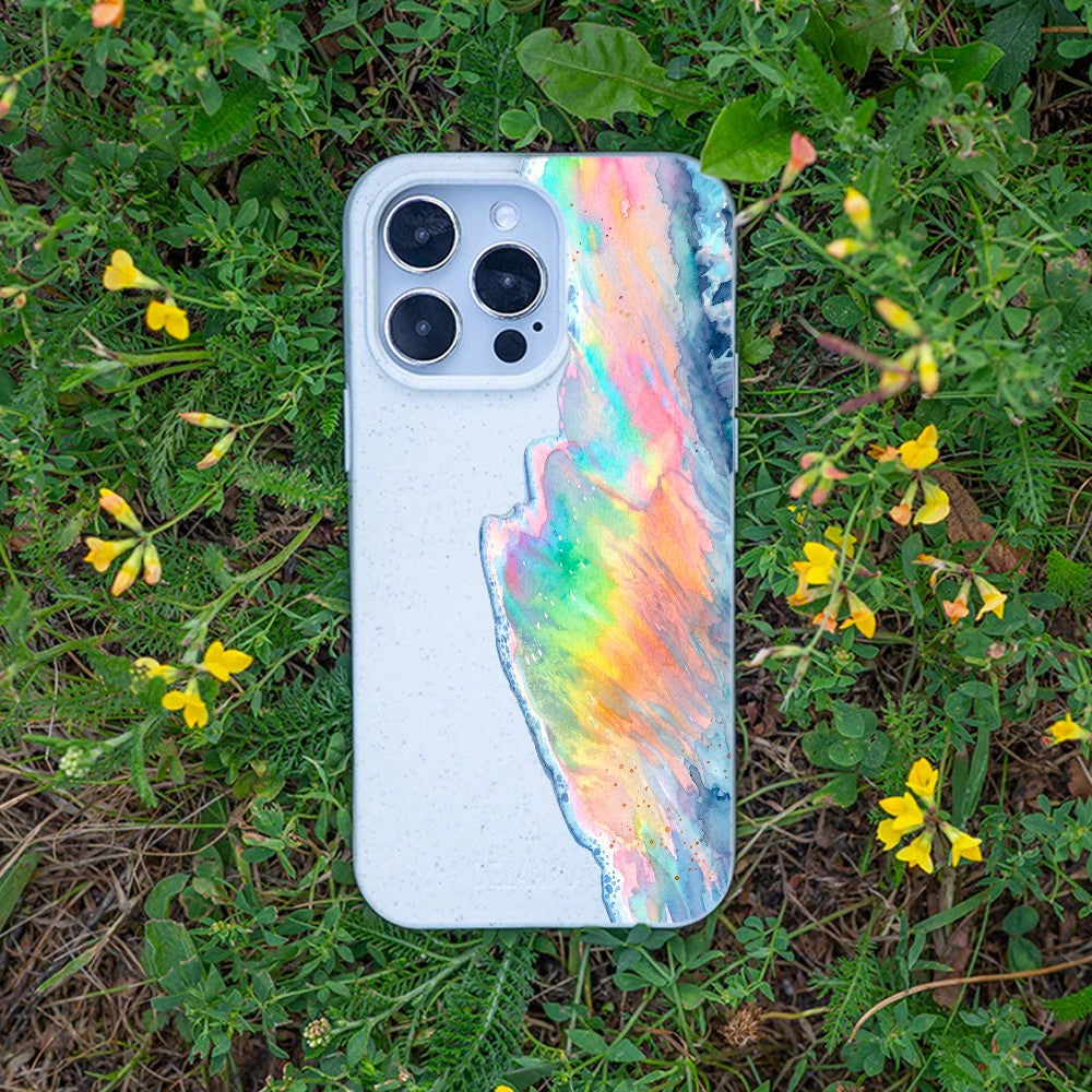 Biologisch abbaubare Handyhülle iPhone 13 pro max Waveofpride — kompostierbar — Bonus