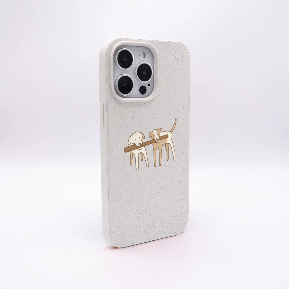 Biologisch abbaubare Handyhülle iPhone 13 mini Wuff — kompostierbar — Rückseite