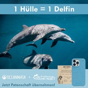 Organisch Apple iPhone hoesje "Dolphin Edition" by Oceanmata®